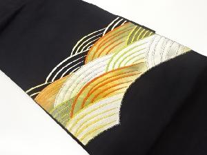 波模様織出し名古屋帯